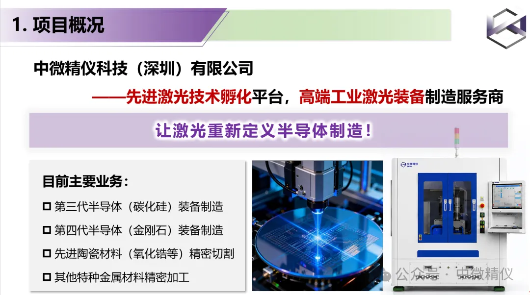 脉冲调控定向裂解精密加工产业化平台业务及装备展示