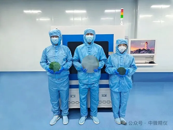 碳化硅激光剥离技术实现重大突破:8英寸SiC量产总损耗迈入40μm超低损耗时代 — 中微精仪碳化硅激光剥离新闻配图